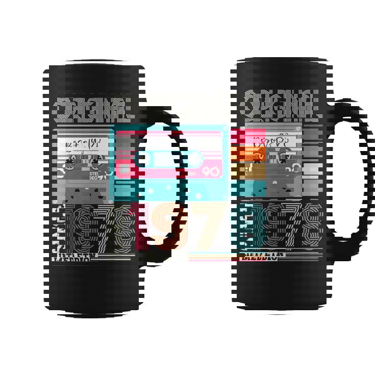 Best Ofintage 1978 45歳の誕生日ギフト メンズ カセット コーヒーマグ