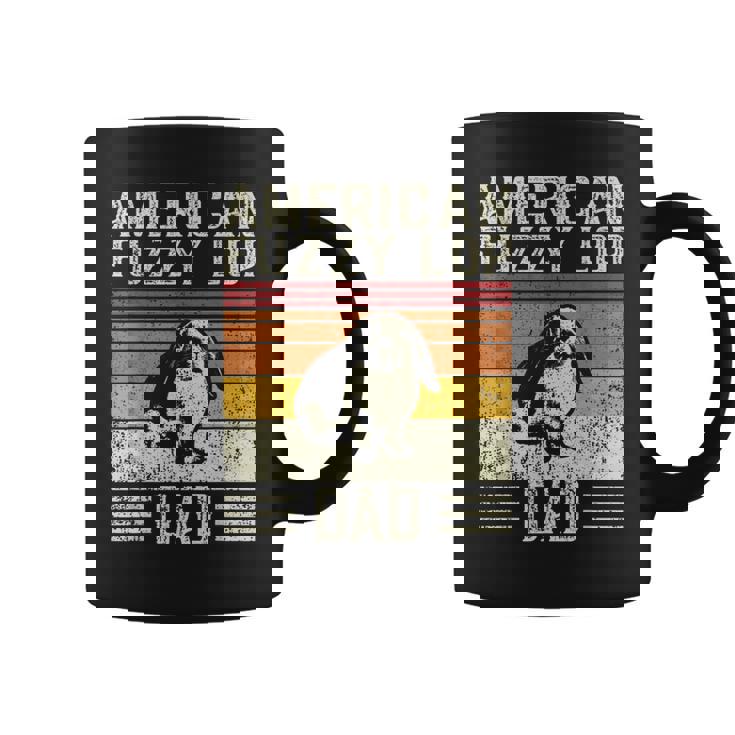 Best Rabbit Dad ヴィンテージアメリカンファジーロップ コーヒーマグ