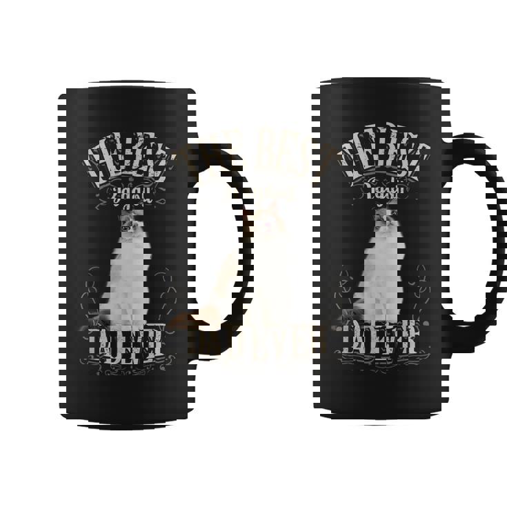 メンズ Best Ragdoll Dad Ever ラグドールキャットギフト レトロビンテージ コーヒーマグ