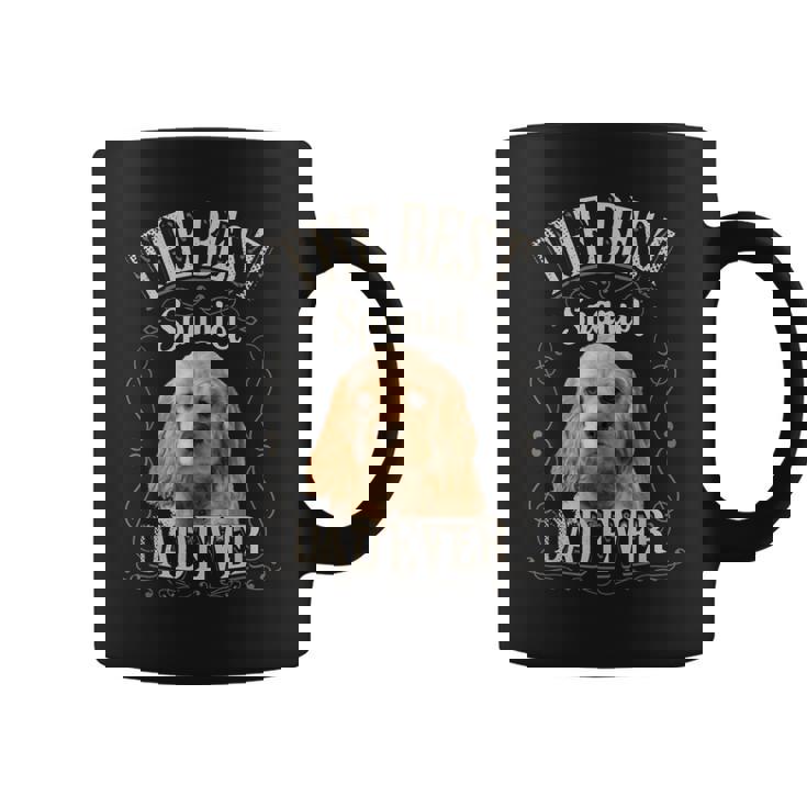 メンズ Bestpaniel Dad Ever アメリカンコッカースパニエル 犬 ビンテージ コーヒーマグ