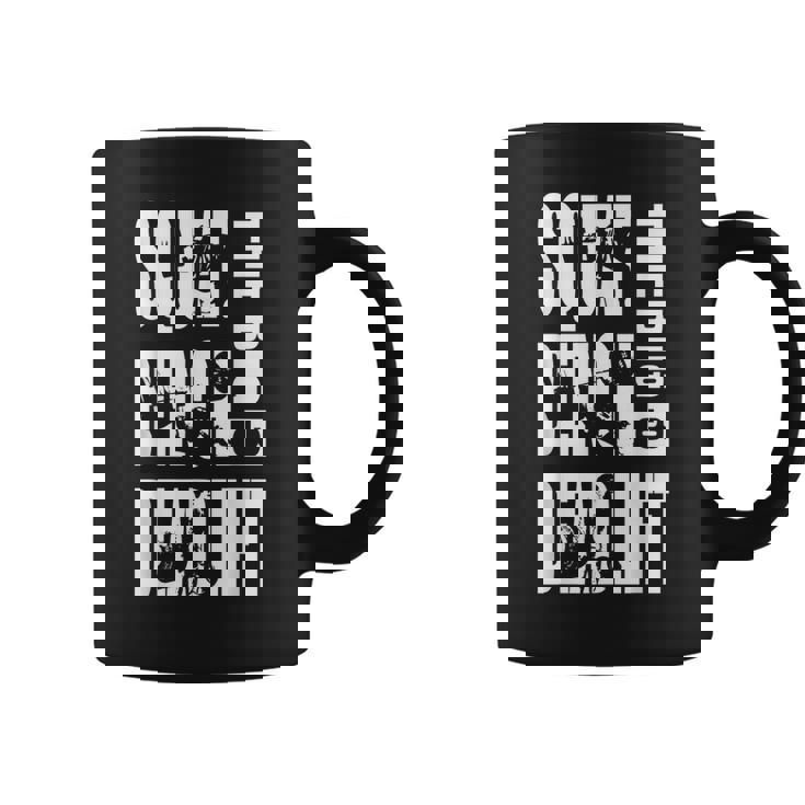 The Big 3 スクワット、ベンチ、デッドリフト パワーリフティングtシャツ コーヒーマグ