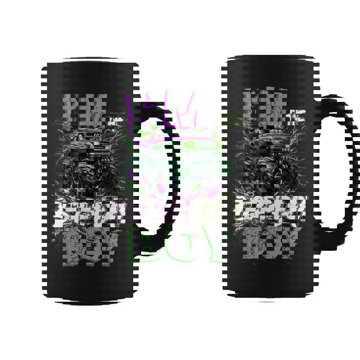 Im The Birthday Monster Truck Group Family Matching Party Coffee Mug
