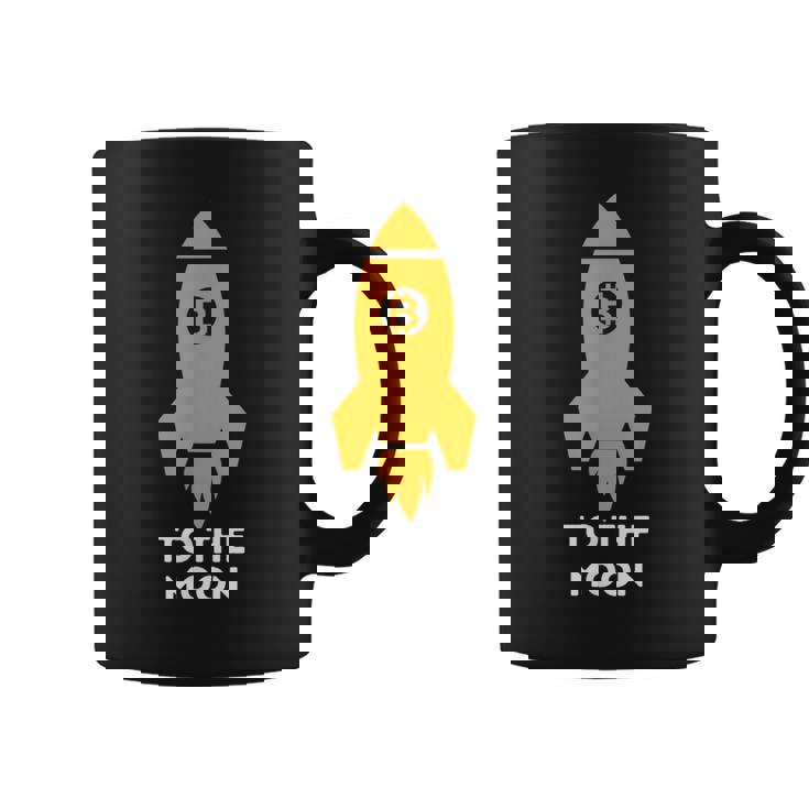 Bitcoin To The Moon おもしろビットコインシャツ ビットコインギフト コーヒーマグ