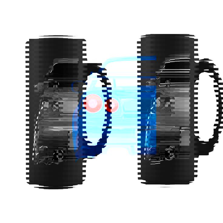 Blue Gt R 34 Jdm スカイラインスタンス カー ドリフトレーシング コーヒーマグ