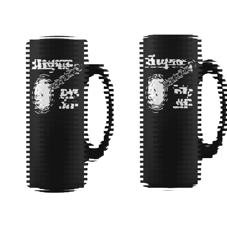 Bluegrass Is My Jam Banjo Musicintage Graphic コーヒーマグ