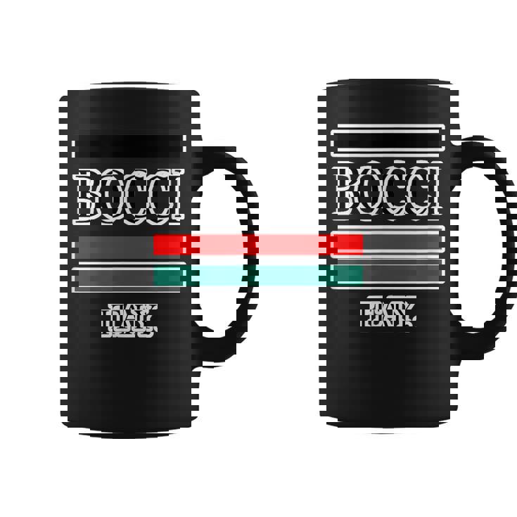 Bocci ぼっち ロゴ Itaiy 痛い イタリア国旗風【変なtシャツ屋さん】陰キャ オタク ブランド パロディ 面白 コーヒーマグ
