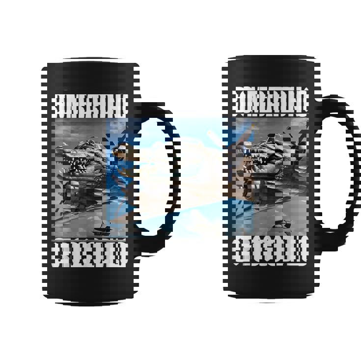 Bombardino Crocodilo イタリアンブレインロットミーム コーヒーマグ