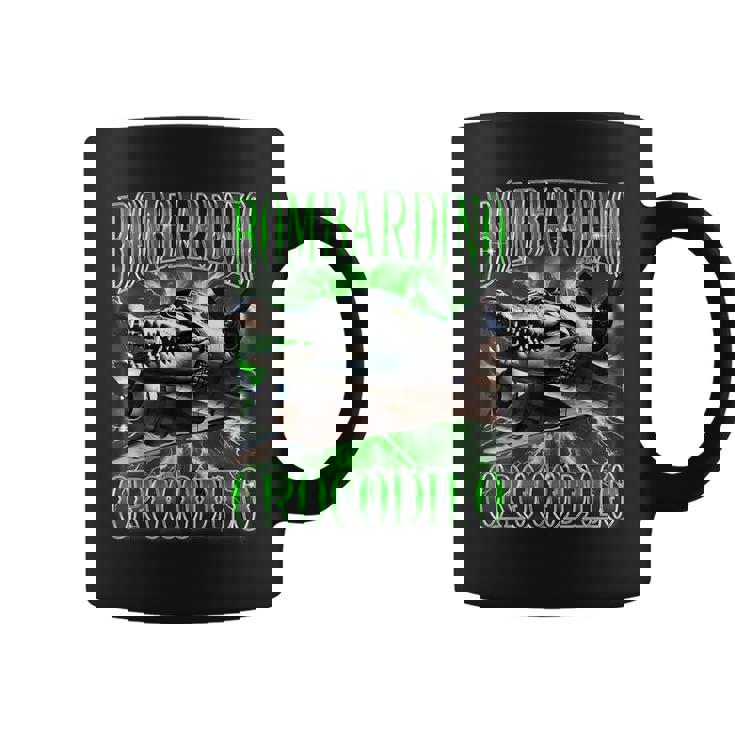 Bombardino Crocodilo イタリアンブレイン 面白い クロコダイル ミーム コーヒーマグ