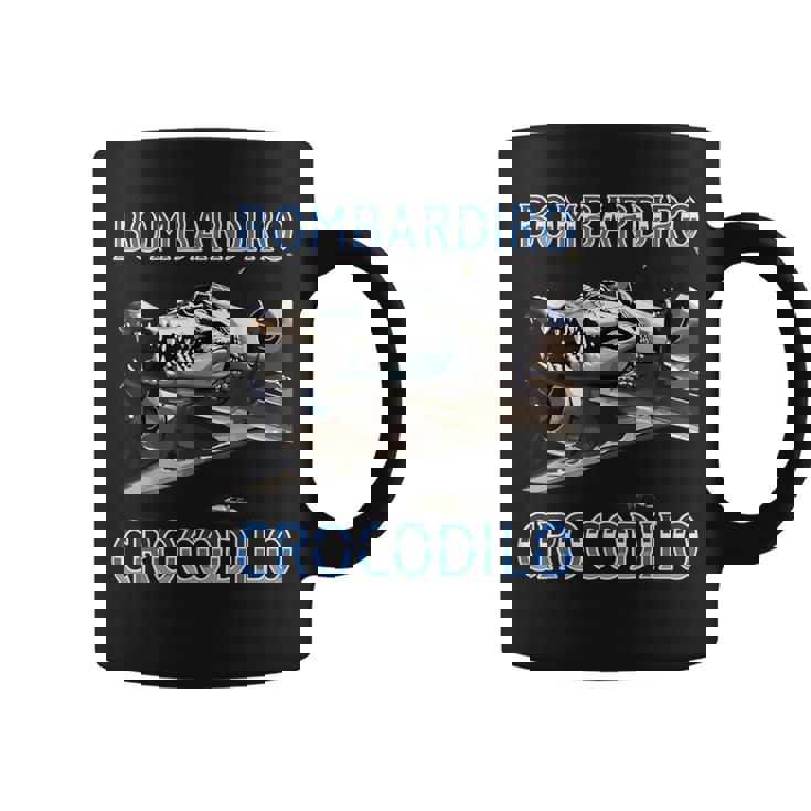 Bombardiro Cocodrilo Meme Italiano Brainrot Memes Bombardino Taza de café