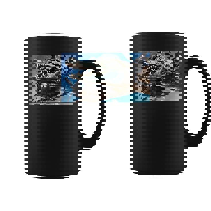 Bombardiro Crocodilo Brain Rot Gen Alpha Meme コーヒーマグ