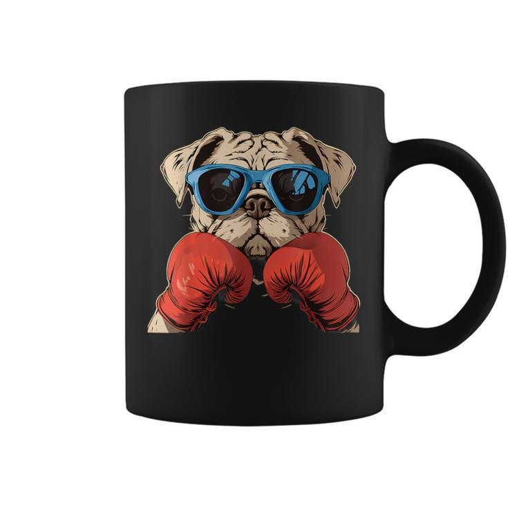 Boxeo Bulldog Amante Dueño Kickboxing Divertido Boxer Perro Taza de café