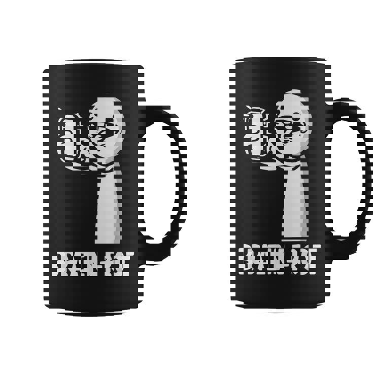 Brain Rot シャツ Word Of The Yeartickman Brainrot コーヒーマグ