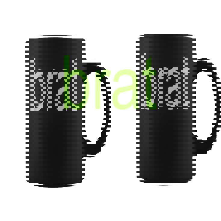 Brat 特大サイズ オールカラー ブラック ホワイト グリーン シャルトリューズ ギフト コーヒーマグ