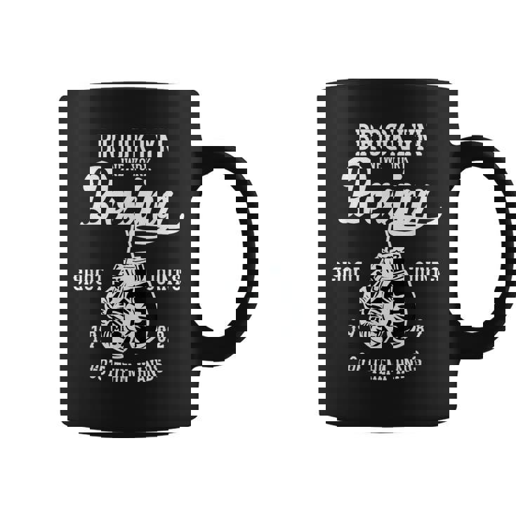 Brooklyn New York ボクシング スローバック コーヒーマグ