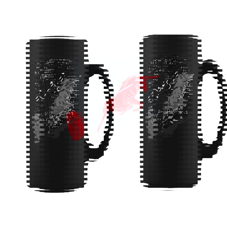 Bullishtock Market シャツ A Bull Pull A Bitcoin Up コーヒーマグ