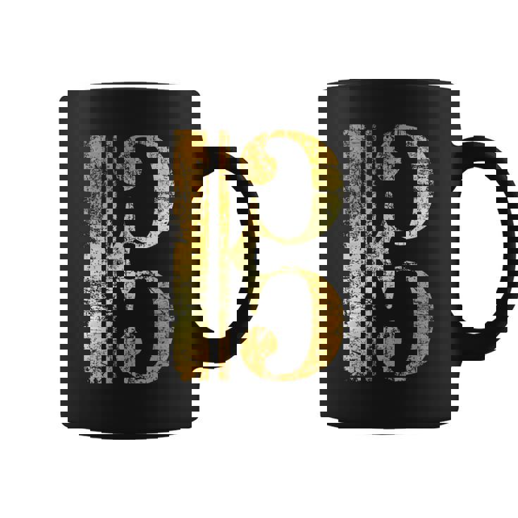 C-音記号 ヴィンテージイエロー ミュージシャンヴィオラ・チェロ。 コーヒーマグ