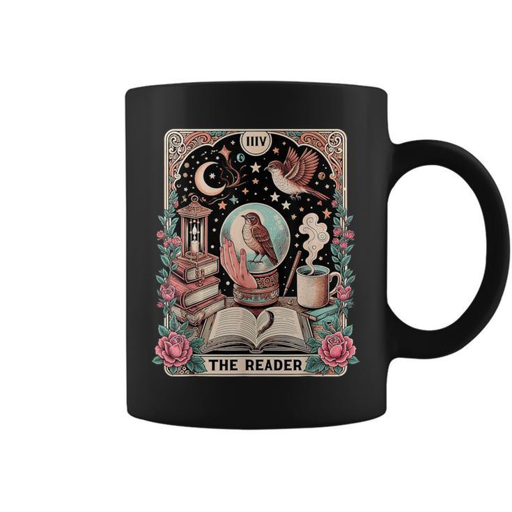 Camisa Con Cartas De Tarot De The Reader Divertida Amante De Los Libros Taza de café