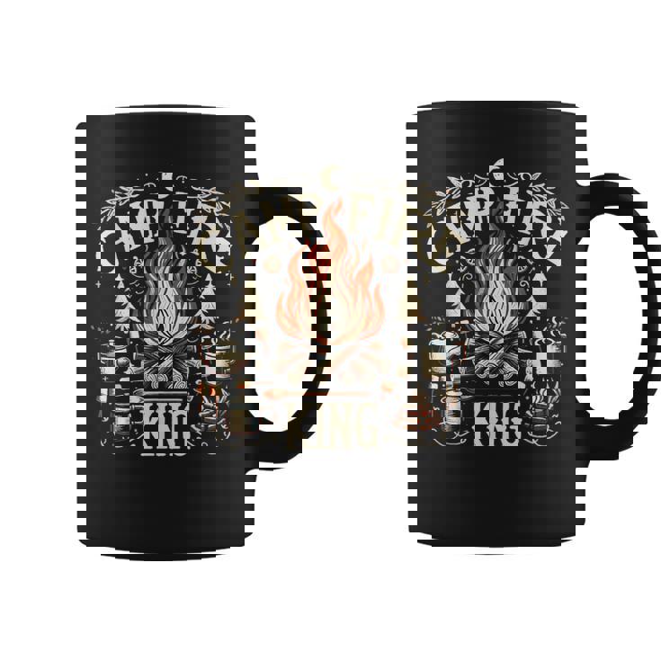 Campfire King おもしろキャンプギフト 焚き火 コーヒーマグ