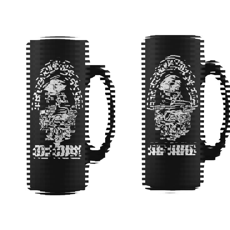 Campo De Golf Regalo Para Hombres Golfista Jugar Al Golf Taza de café