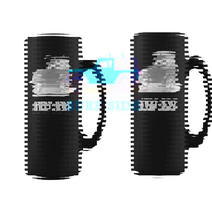 The Car On Theeaside【Surfide サーフサイド】車 サーフィン／サーファー 夏・海 コーヒーマグ