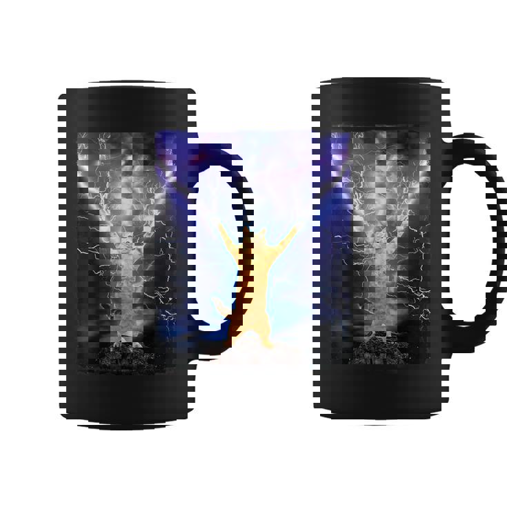 Cat Merch おかしな猫 稲妻 サンダーボルト オン マウンテン コーヒーマグ