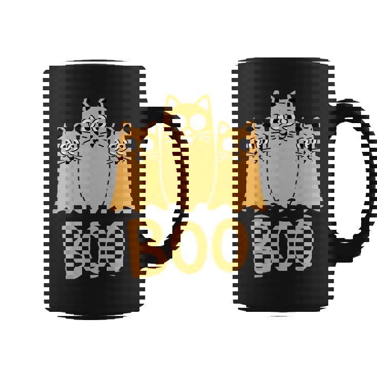 Cat ゴーストブー キュート キティ 猫好き ハロウィン 女性 男性 コーヒーマグ