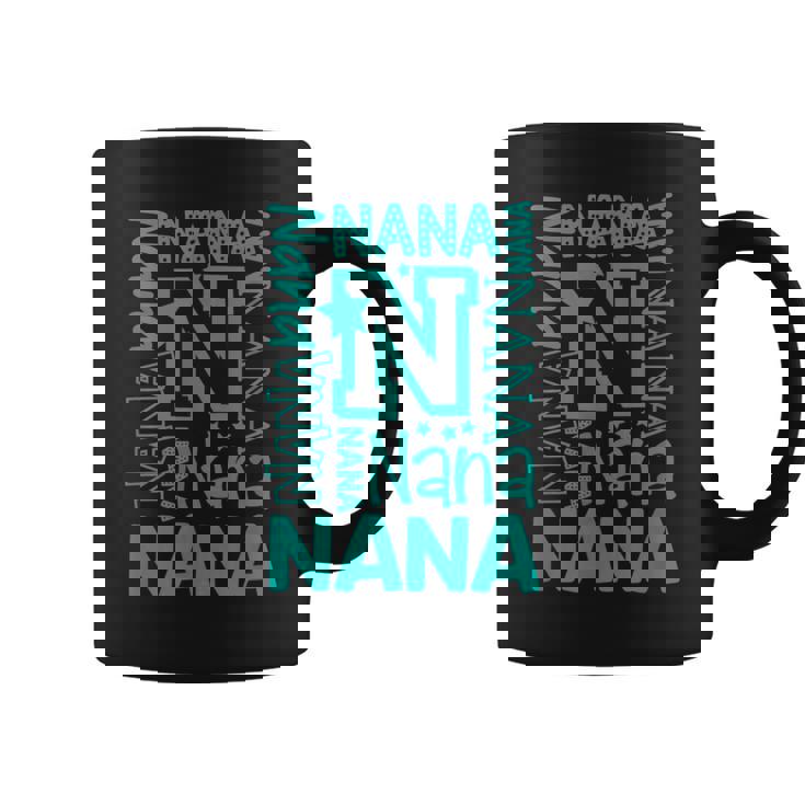 Cheery Nana Grandma レタープリント コーヒーマグ