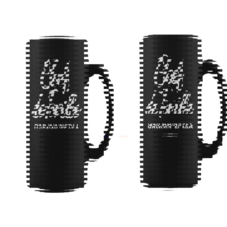 メンズ Chef De Family おもしろフランス語 父の日 コーヒーマグ