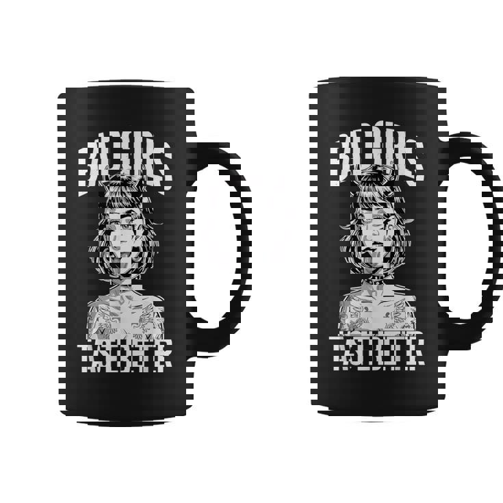 Chicas Malasaben Mejor Tatuaje Chica Diablo Taza de café