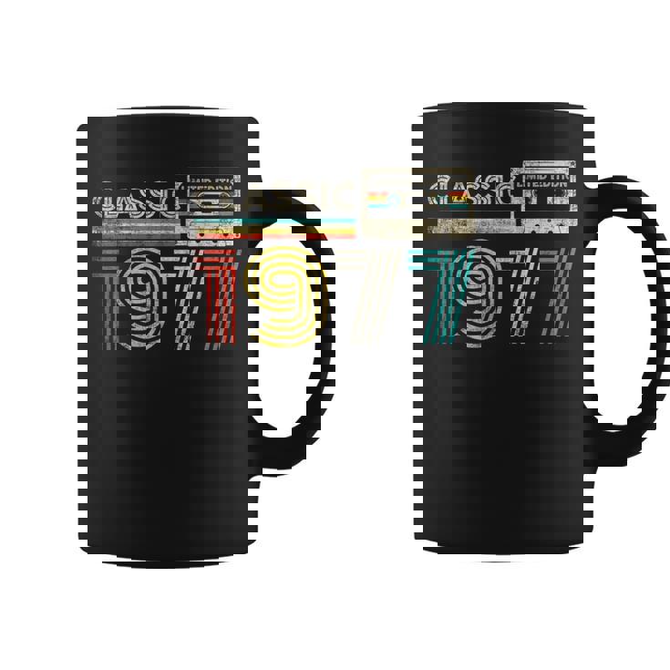 Classic 1977 Retro Birthday Idea 1977 Cassette Tapeintage コーヒーマグ