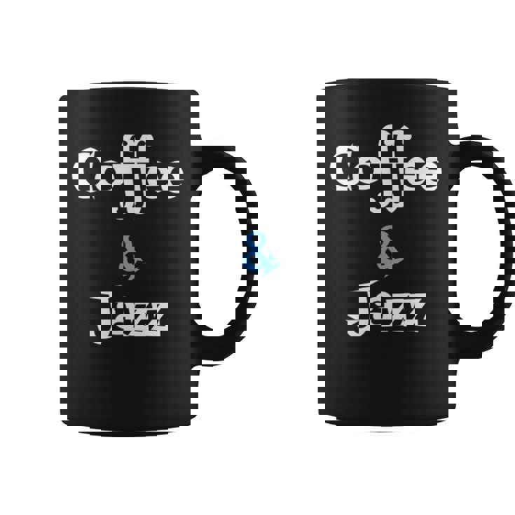 Coffee & Jazz シャツ ユニセックス コーヒー愛好家 ジャズ コーヒーマグ