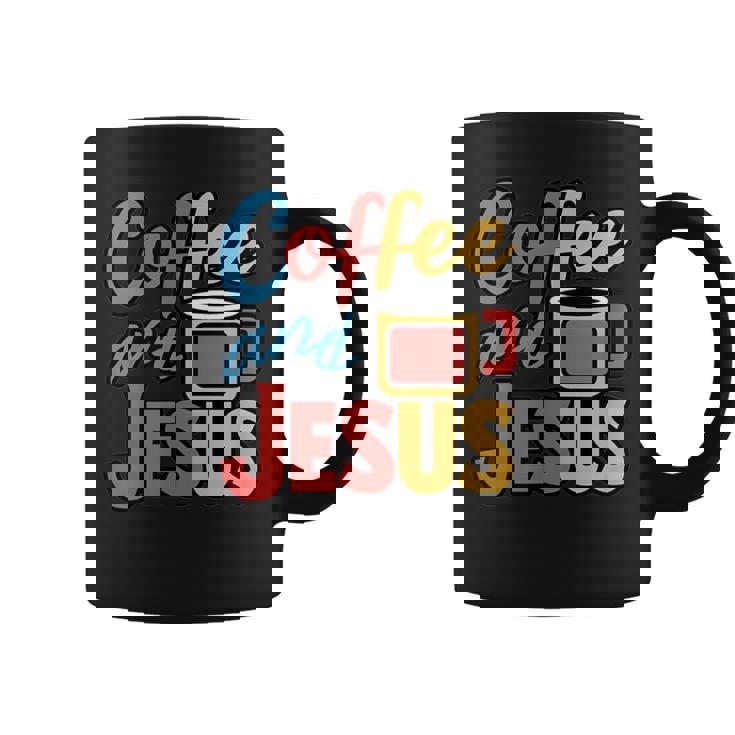 Coffee And Jesus Awesome Christian Caffeine Lover Church コーヒーマグ