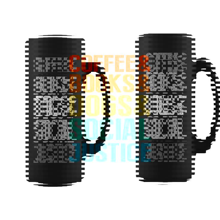 Coffee Books Dogsocial Justice コーヒーマグ