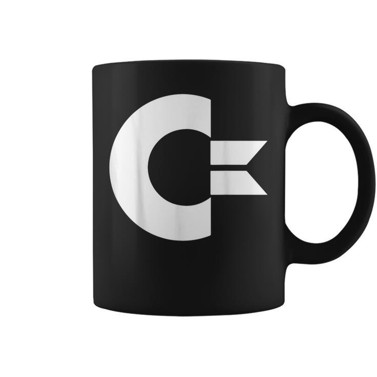 Commodore C64 Letra Mayúscula Muy Grande Taza de café