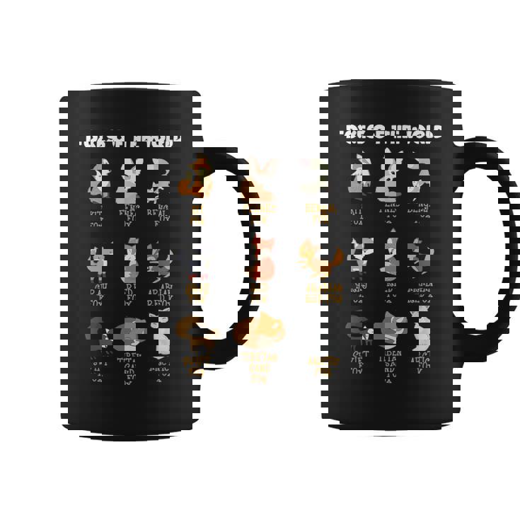 Cool Foxes Of The Worldかわいいキツネ動物愛好家ギフト コーヒーマグ