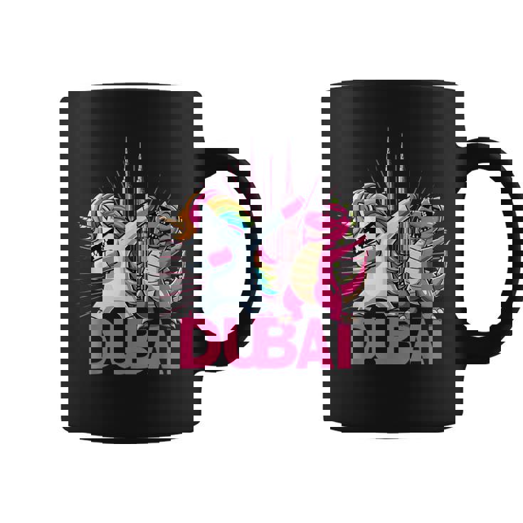 Dabbing ユニコーン 恐竜 男性 女性 男の子 女の子 キッズ ドバイ コーヒーマグ