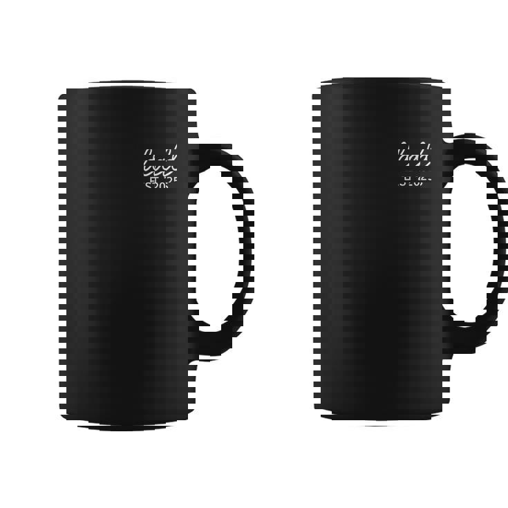 Dad Est 2025 赤ちゃんのお父さんが初めて父の日になることを期待 コーヒーマグ