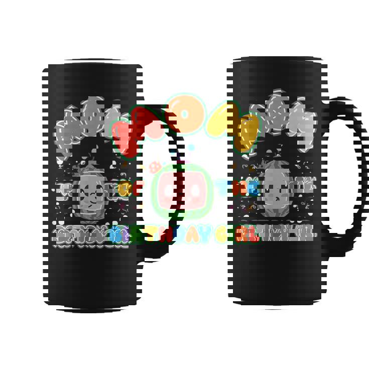 Dad And Mom Of The Birthday Girl Melon Family Matching Coffee Mug