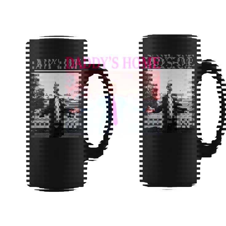 Daddy's Home President Donald Trump 2024 Pink Trump コーヒーマグ