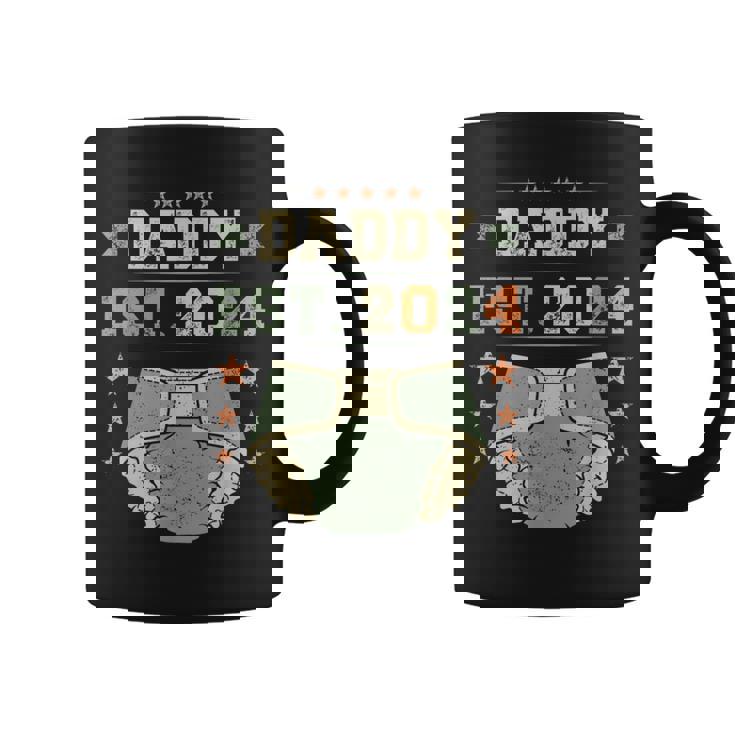 Daddy Est 2024 年生パパ 新米パパ 初めてのパパ 若いパパ コーヒーマグ