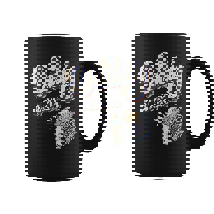 Daddy Est 2025 初めての父の日 新しいパパ 若い父親 コーヒーマグ