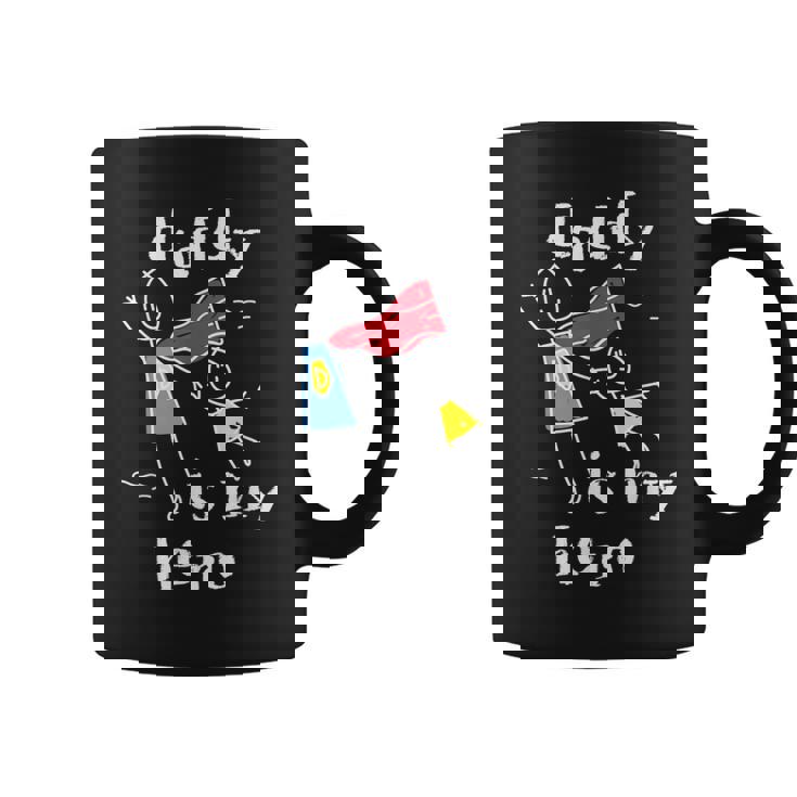 Daddy Is My Herouper Dad 手描き コーヒーマグ