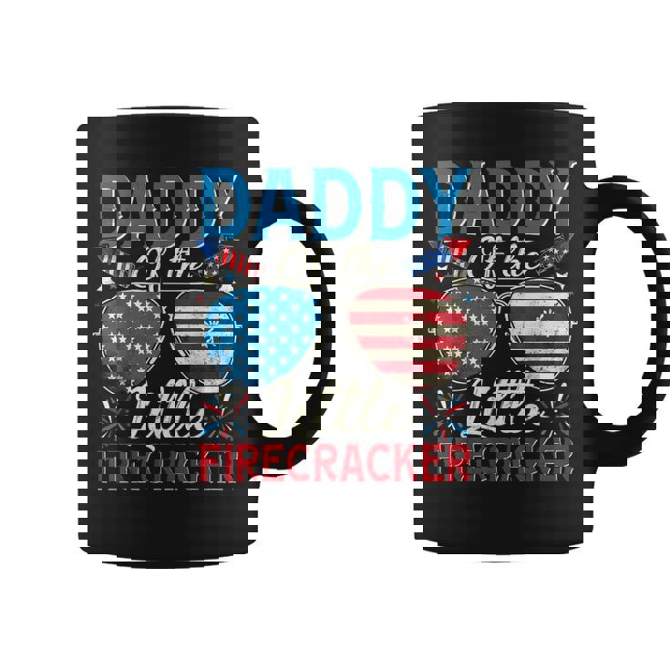 Daddy Of The Little Firecracker 4Th Of July Dad Daddy Coffee Mug