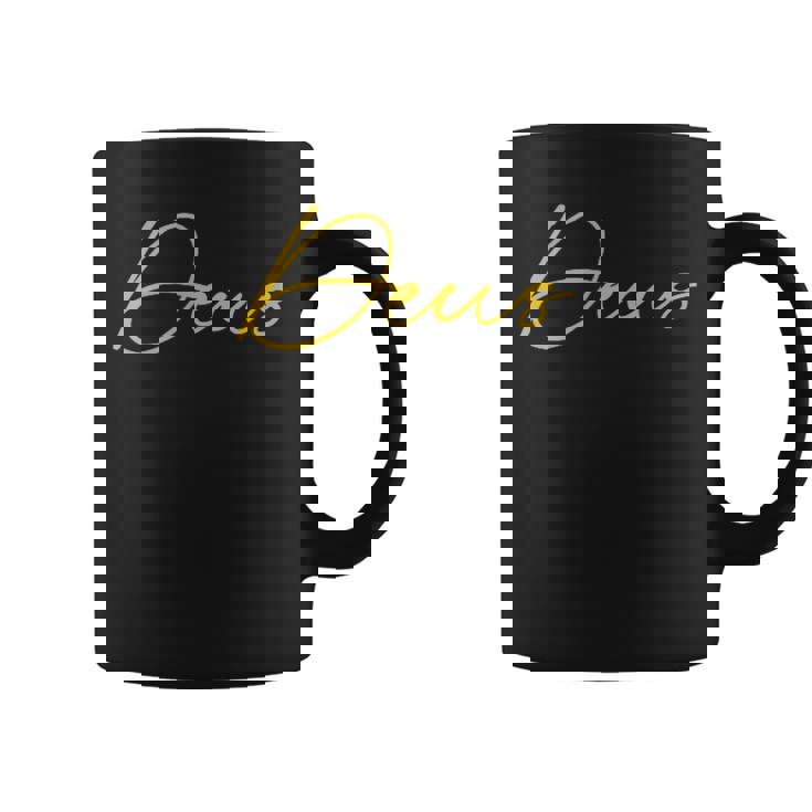 Deus ラテンデザインレタリング コーヒーマグ