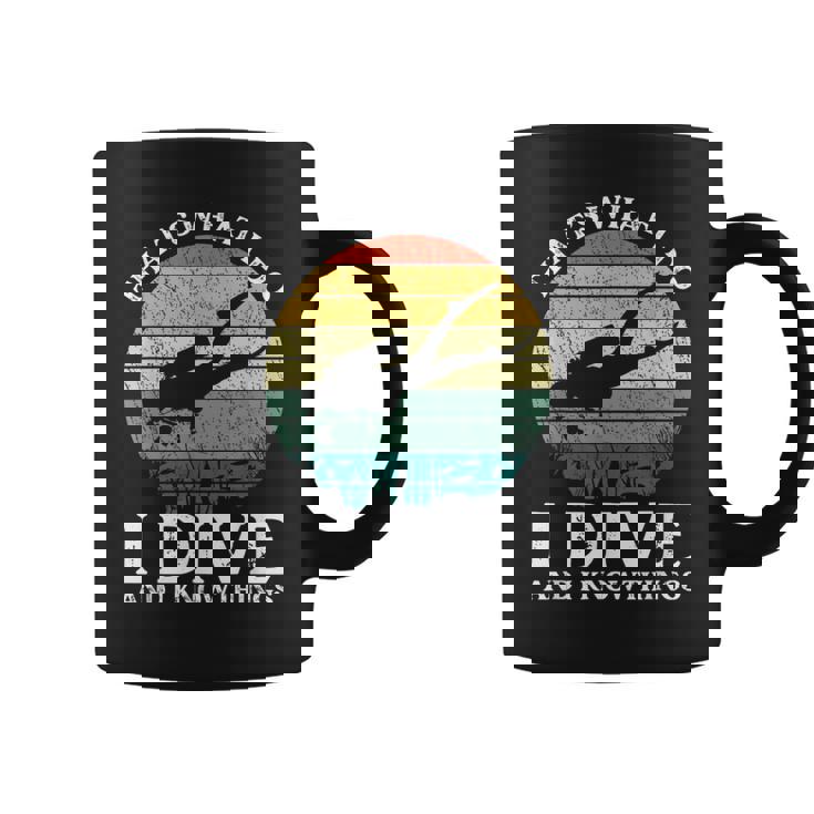 Diverintage Ocean Diver I Dive Taza de café