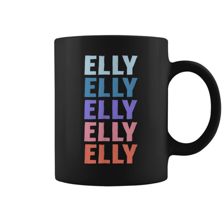 Divertido Regalo Nombre Elly Personalizado Primer Nombre Taza de café