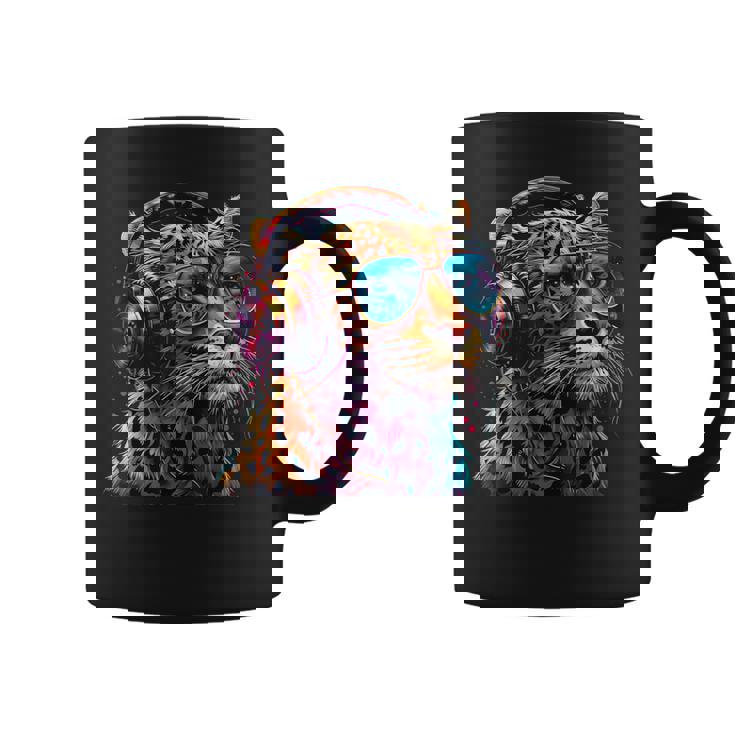 Dj Leopard Edm テクノハウス ダンスクラブ 音楽ヘッドフォン コーヒーマグ