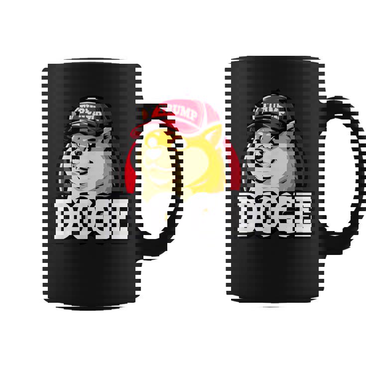 Doge Trump Hodl Cryptocurrency コーヒーマグ