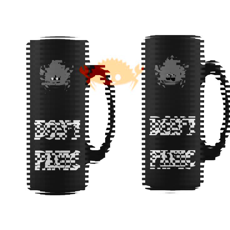 Don't Panic Rustacean Ferris The Crab Rustプログラミング 長袖tシャツ コーヒーマグ