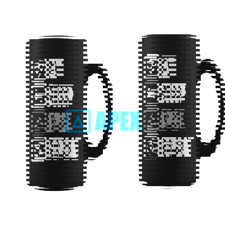 Eatleep Apex リピートシャツ 面白いモチベーションギフト コーヒーマグ